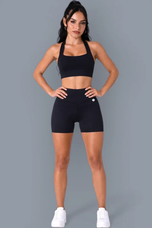 Ensemble noir Eclipse - Top + short