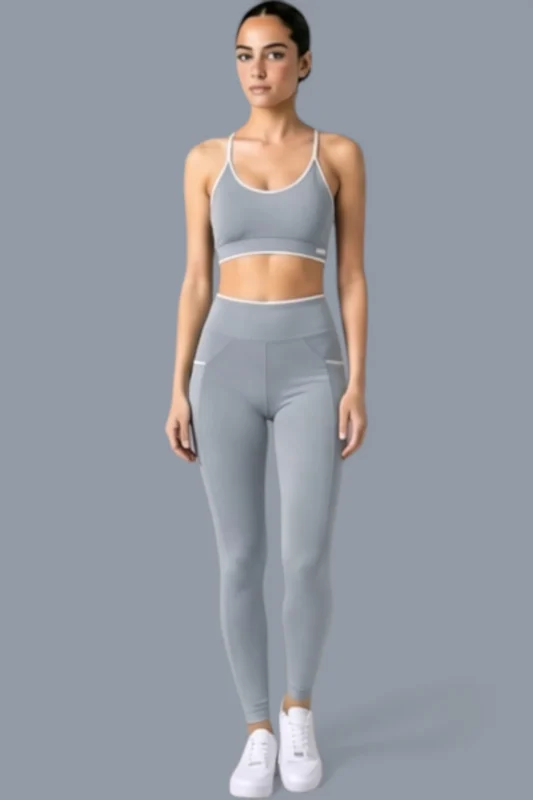 Quartz Grey Set - Top + Leggings