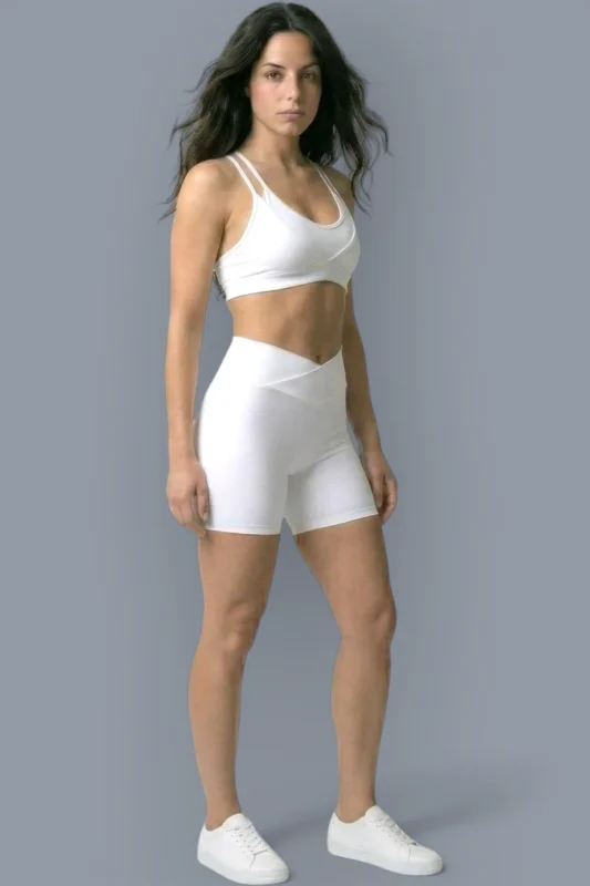 Off White Seamless Set - Top + Short