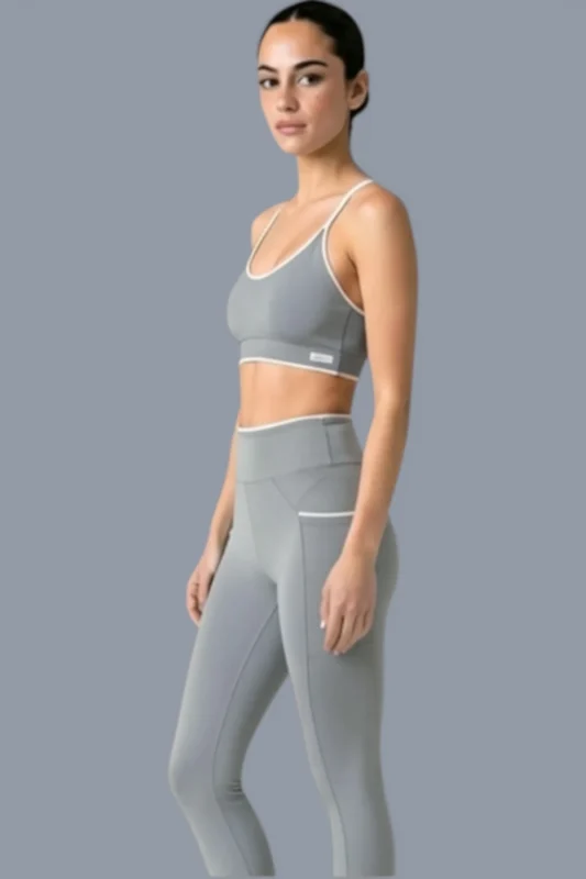 Quartz Grey Set - Top + Leggings