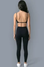 Eclipse Black Set — Top + Leggings