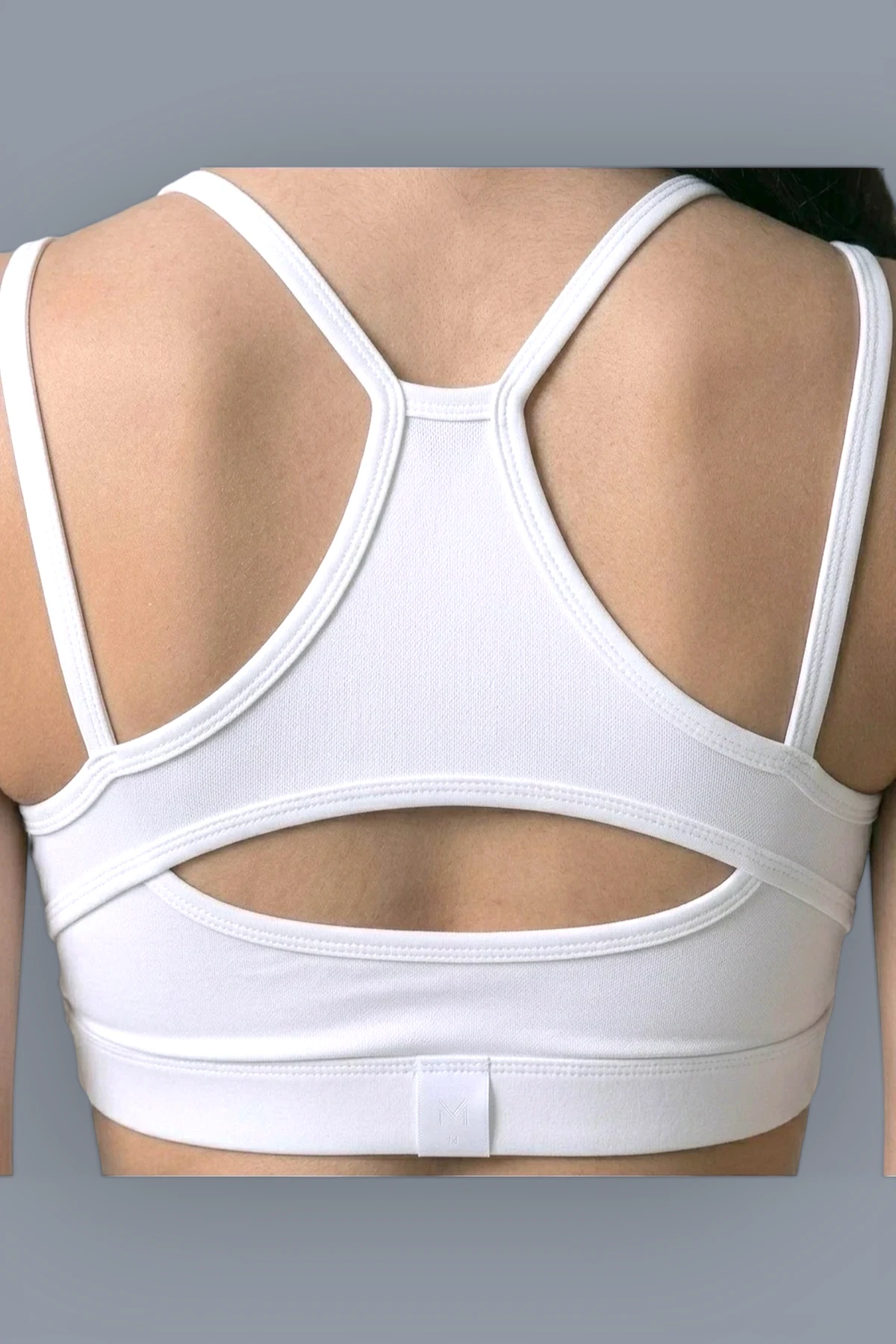 Off White Seamless Set — Top + Shorts